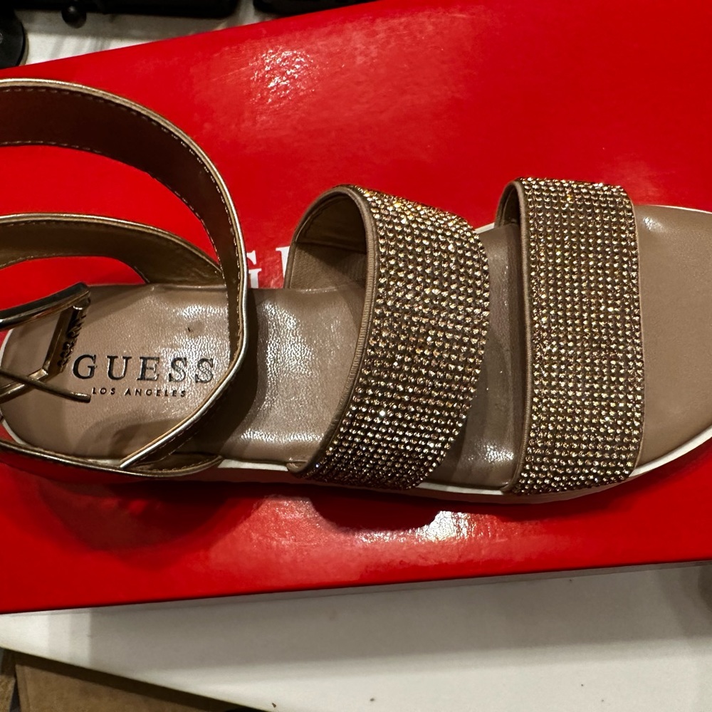 Guess rhinestone sandles